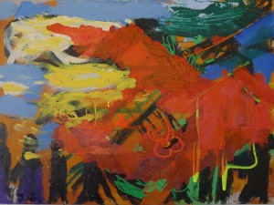 Jon Gislason Maleri. 53 x 72 cm.
